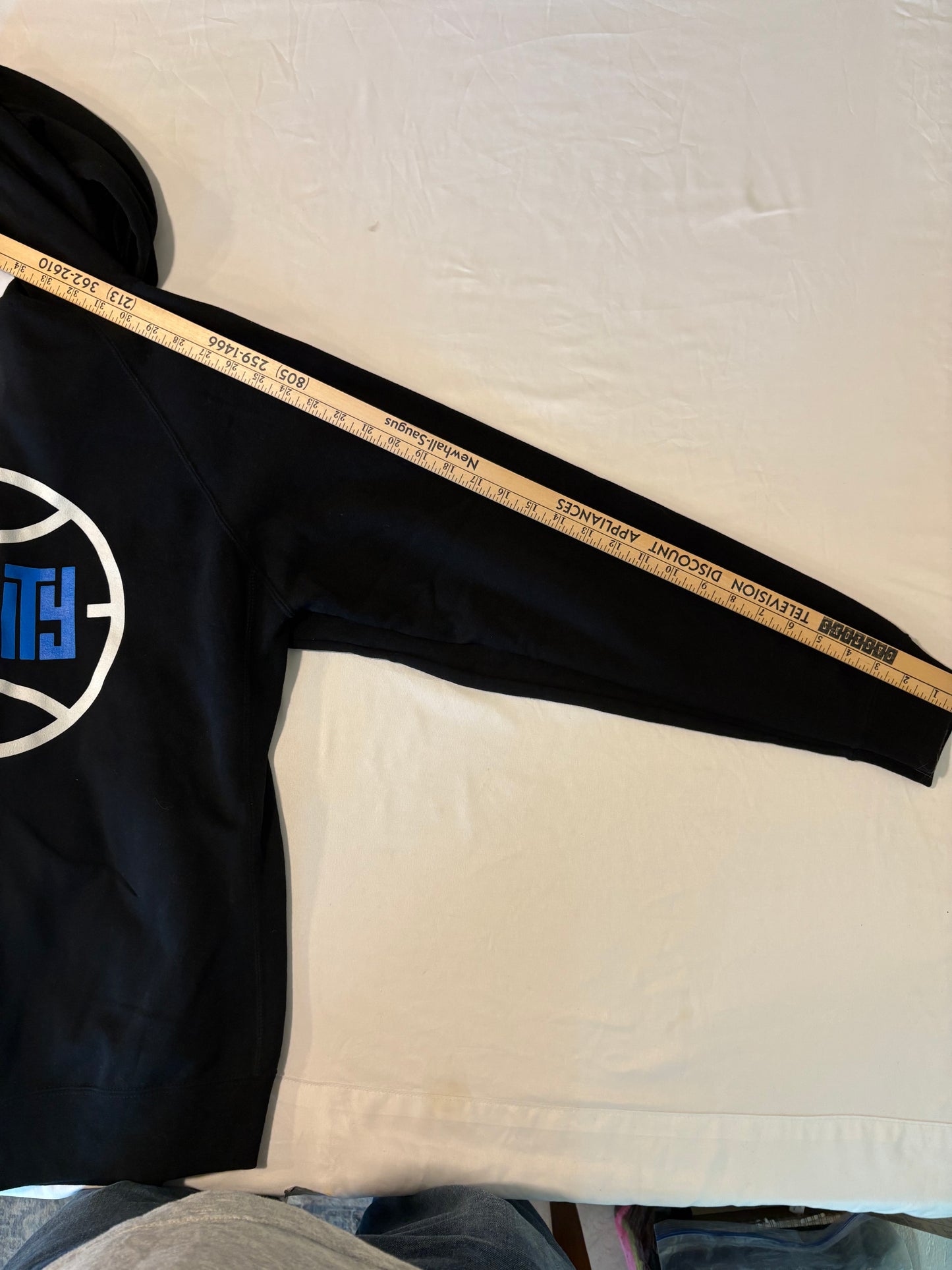 Vintage LA Clippers Lob City Hoodie Large Black Zip Up Sweatshirt NBA Gear