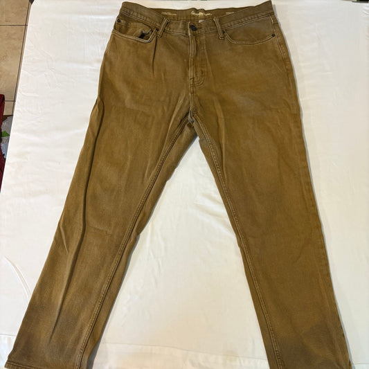 Goodfellow & Co Men’s Slim Fit Stretch Jeans 36x30 Tan Brown Denim Pants