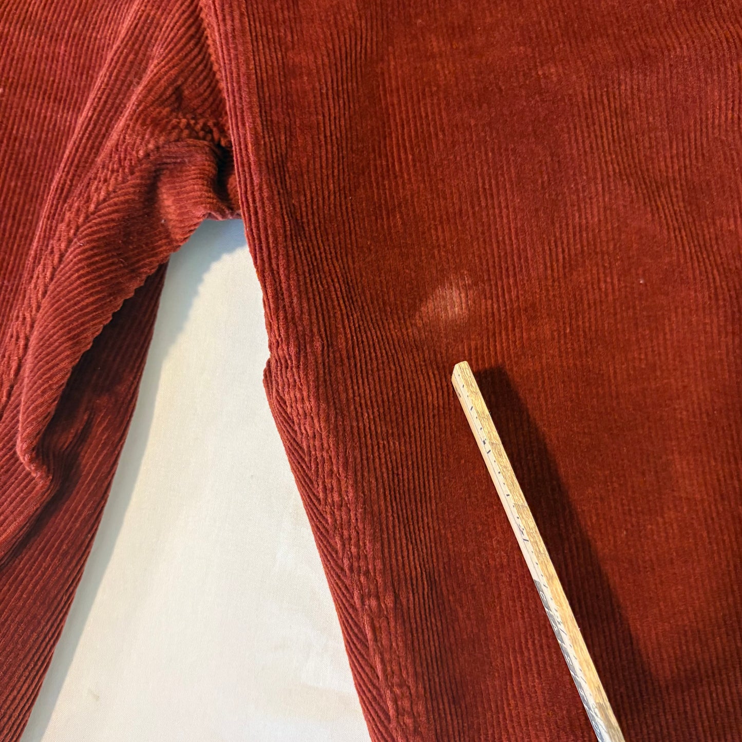 Michael Kors Parker Slim Fit Corduroy Pants Red 30x32 Men’s Fall Casual Wear