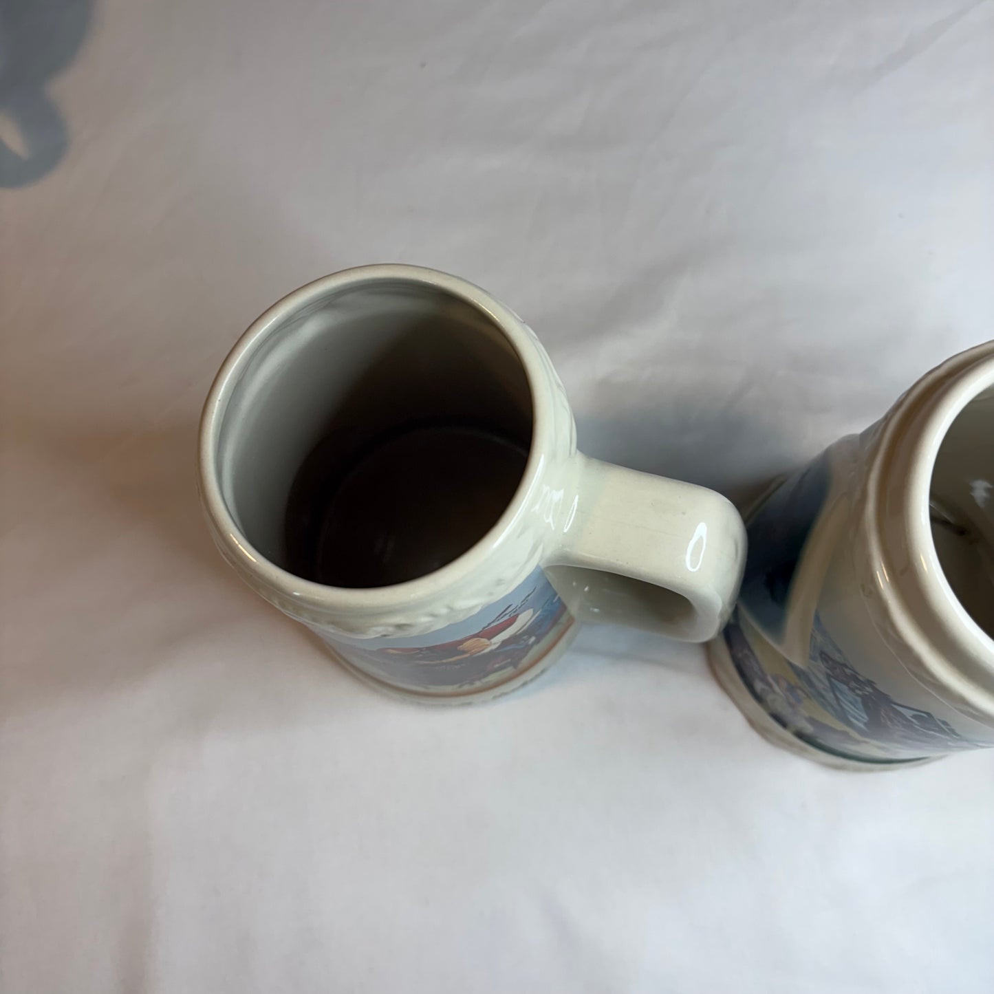 Lot of 3 Oak Tree Racing Association Limited Edition Ceramic Beer Steins Santa Anita