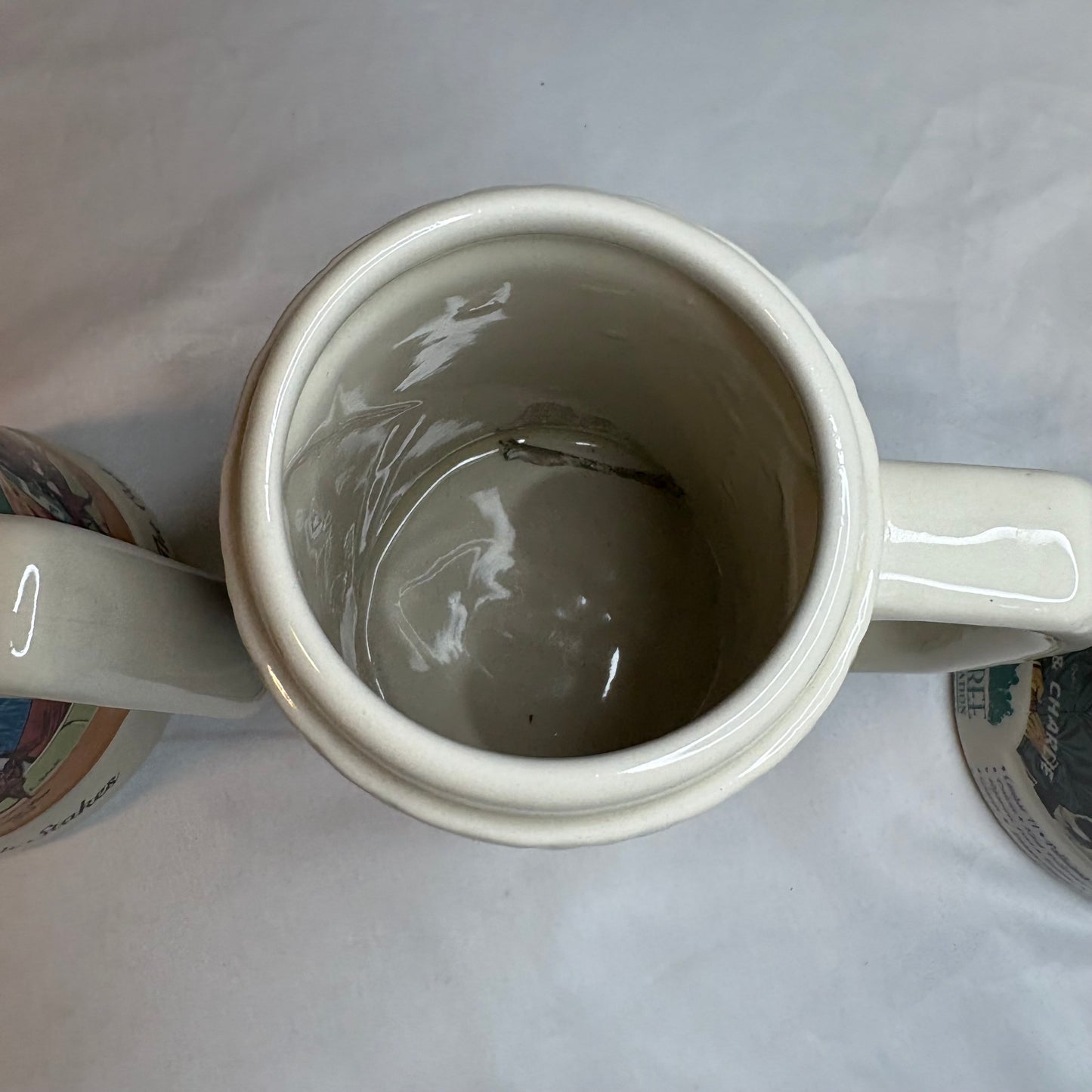 Lot of 3 Oak Tree Racing Association Limited Edition Ceramic Beer Steins Santa Anita