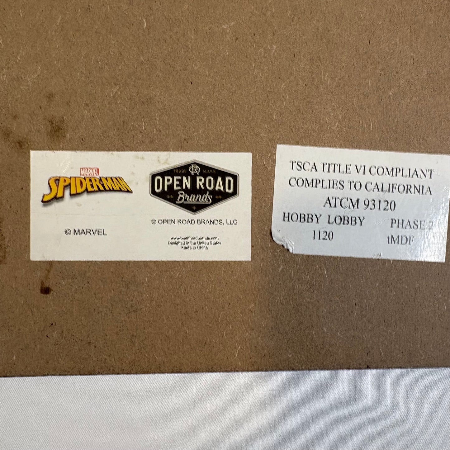 Marvel Spider-Man Lenticular 3D Wall Art 12x18 Open Road Brands Hobby Lobby