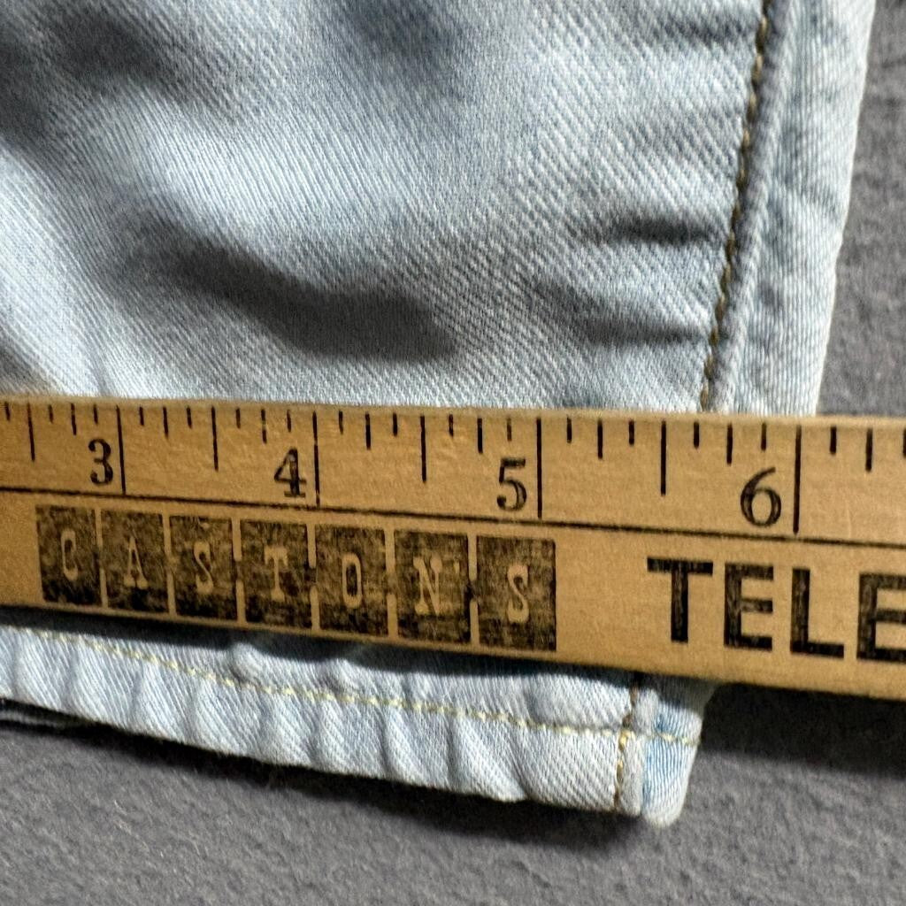Levis 721 High Rise Skinny Jeans Womens 31 Light Wash Denim Stretch Blue