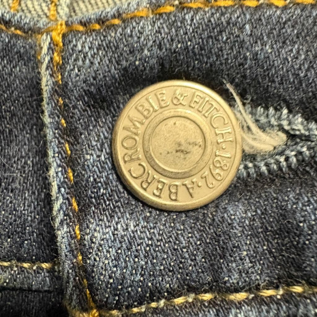 Abercrombie & Fitch Skinny Stretch Jeans Mens 29x30 Dark Wash Blue Denim