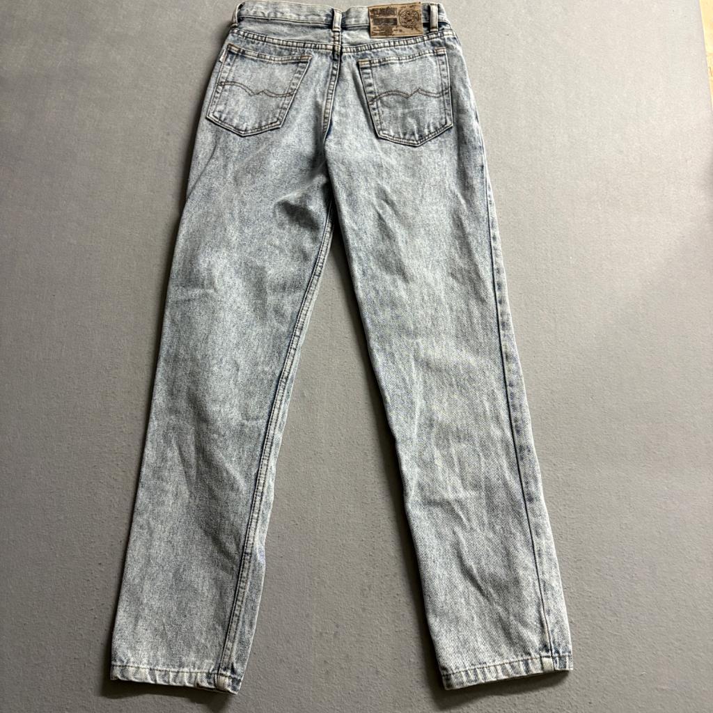 Vintage Virginian Special Jeans Womens 27 Acid Wash Denim High Rise Straight Leg