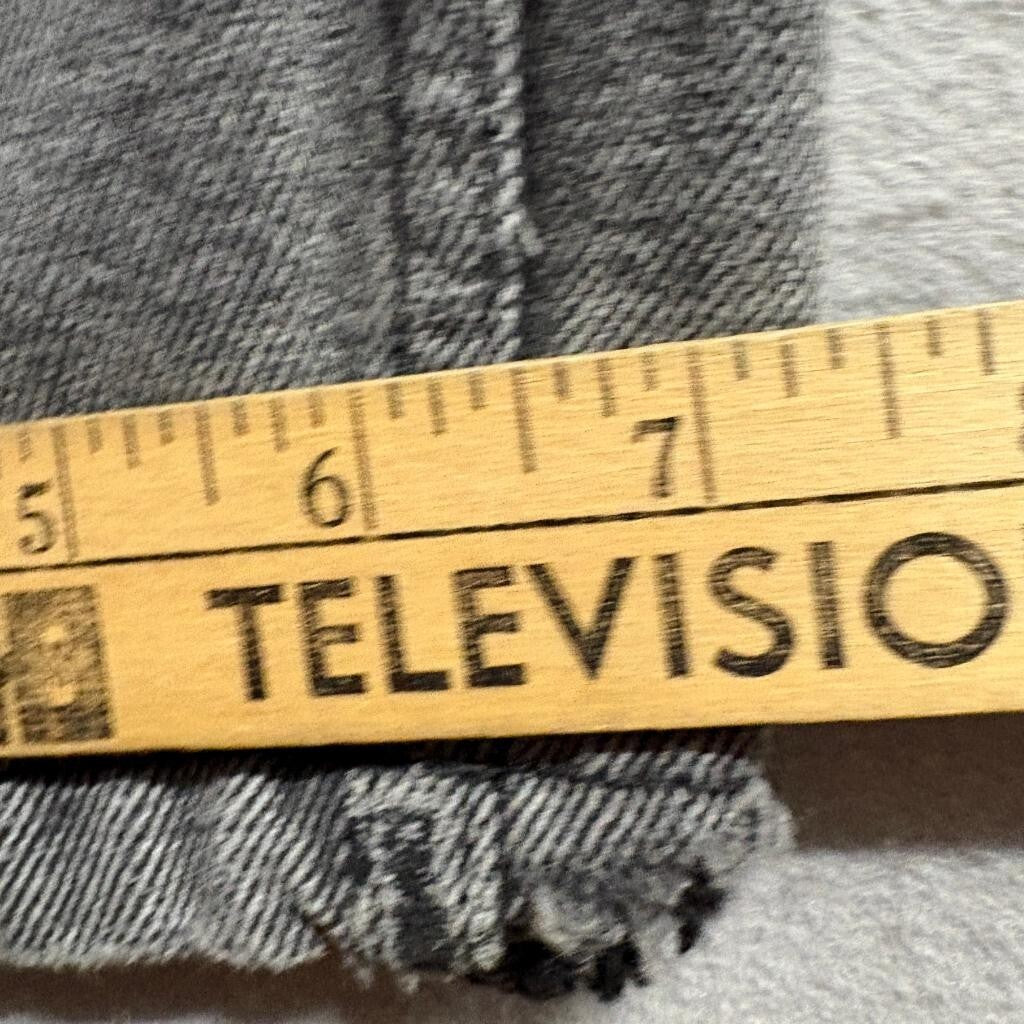 Simple Society Cargo Jeans Womens Size 26 Gray Acid Wash Elastic Waist Denim