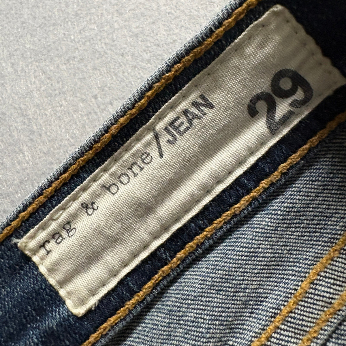 Rag & Bone JEAN Womens Size 29 Skinny Jeans Distressed Blue Raw Hem La Paz