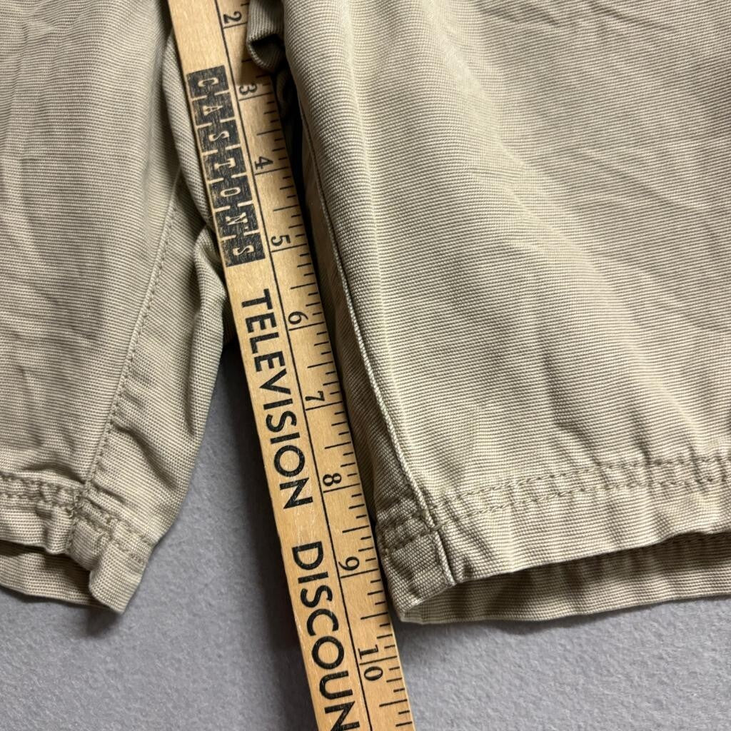 Tommy Bahama Relax Cargo Shorts Mens 36 Beige Khaki Tencel Cotton Blend