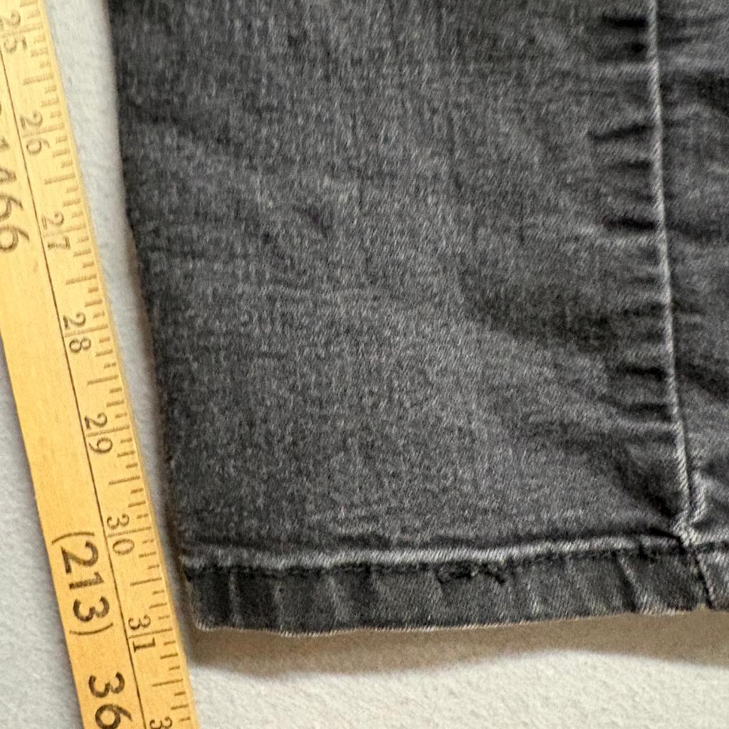Luke and Dutch Jeans Mens 34x32 Gray Denim Slim Straight Stretch Pants