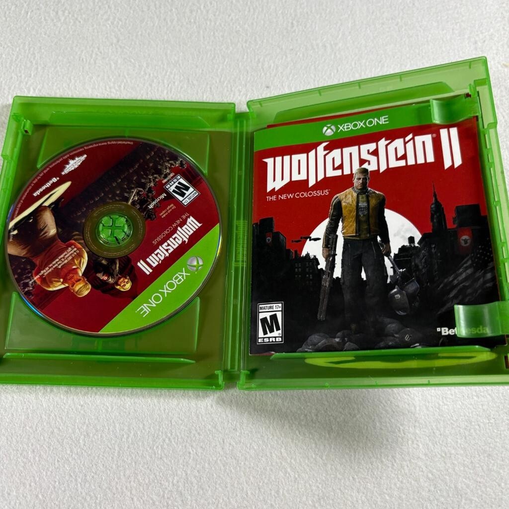 Wolfenstein II The New Colossus Xbox One Game Complete with Manual