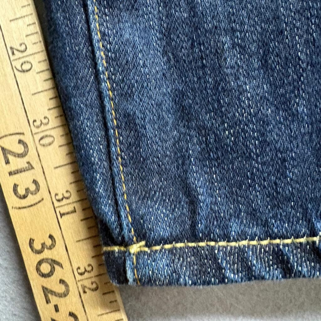 Denim & Supply Ralph Lauren Jeans Mens 33x32 Dark Wash Straight Fit Blue Cotton