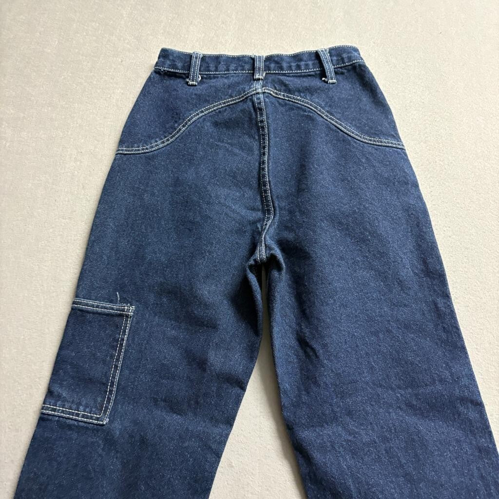 John Galt Brandy Melville Double Knee Carpenter Jeans Womens Small Blue Denim