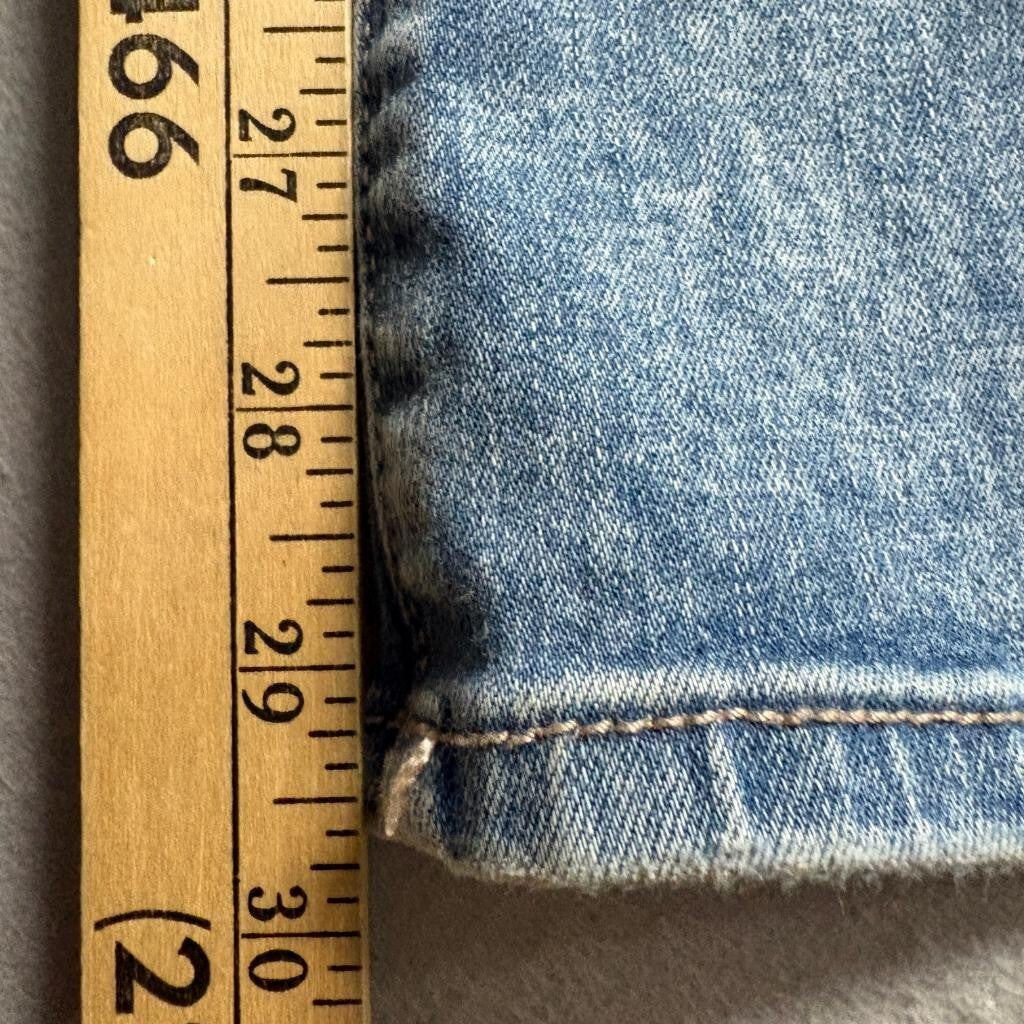 American Eagle Super Hi-Rise Flare Jeans Womens 00 Next Level Stretch Distressed