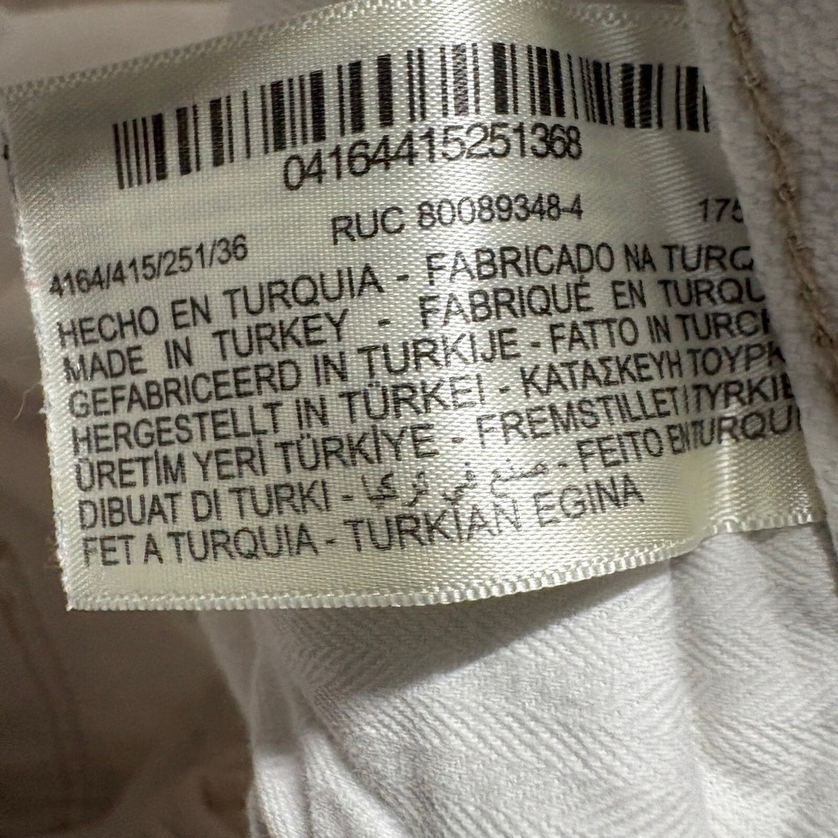 Zara Origins Carpenter Pants Womens 29 Off White Cotton Utility Workwear Canvas