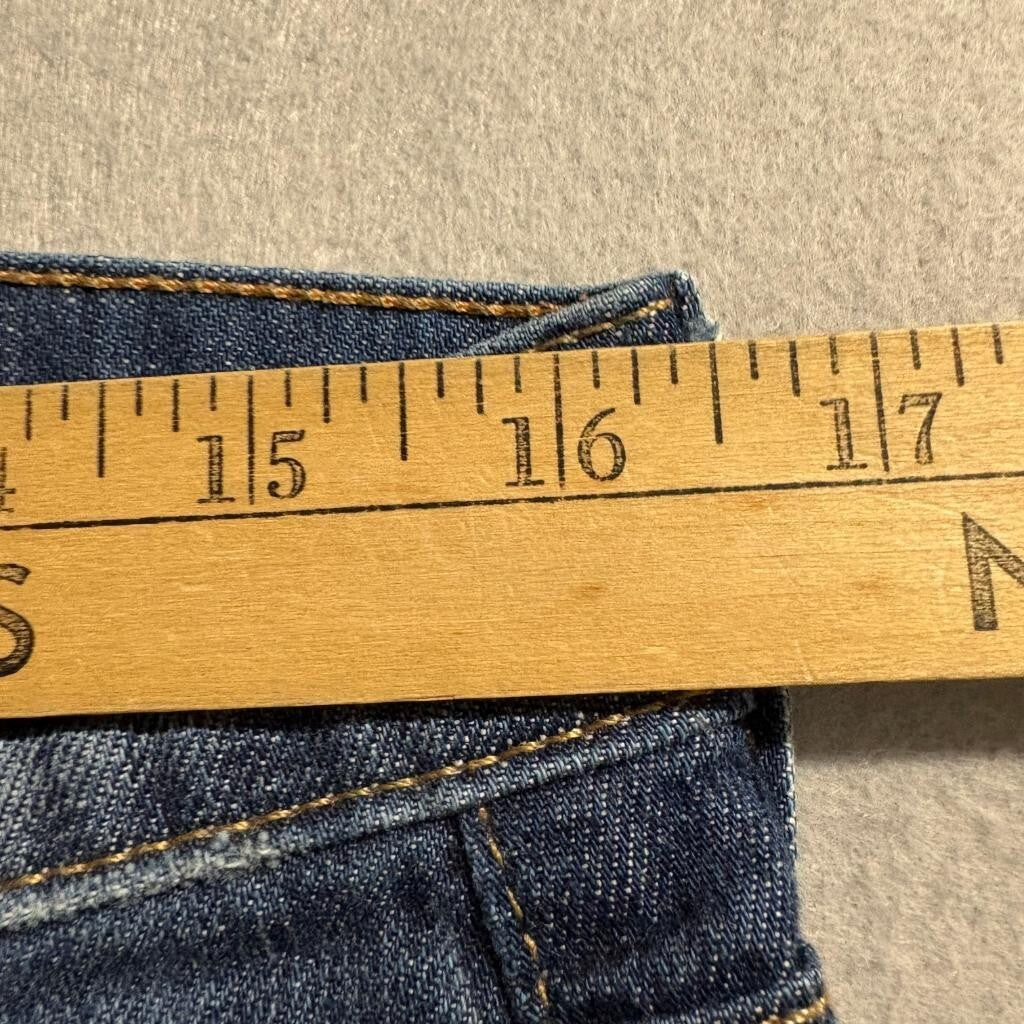 Current Elliott The Cropped Roller Jeans Womens Size 26 Wildcard Destroy Blue