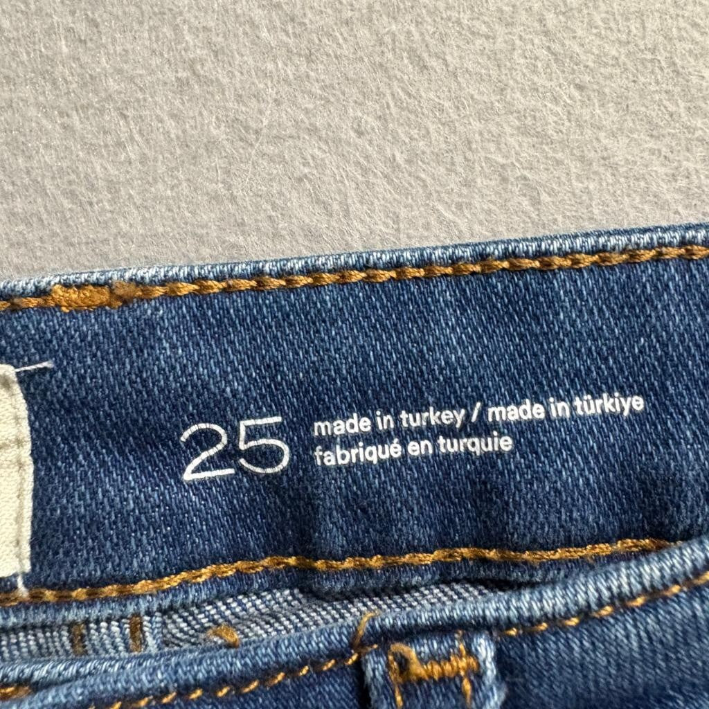 Pilcro and the Letterpress Flare Jeans Womens 25 Blue Denim Anthropologie