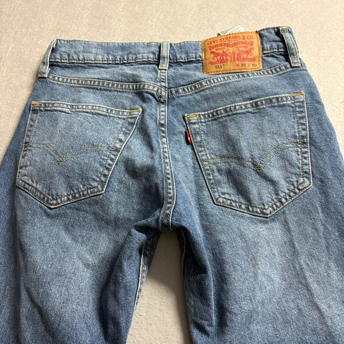 Levis 511 Slim Fit Jeans Mens 29x30 Blue Denim Medium Wash Pants