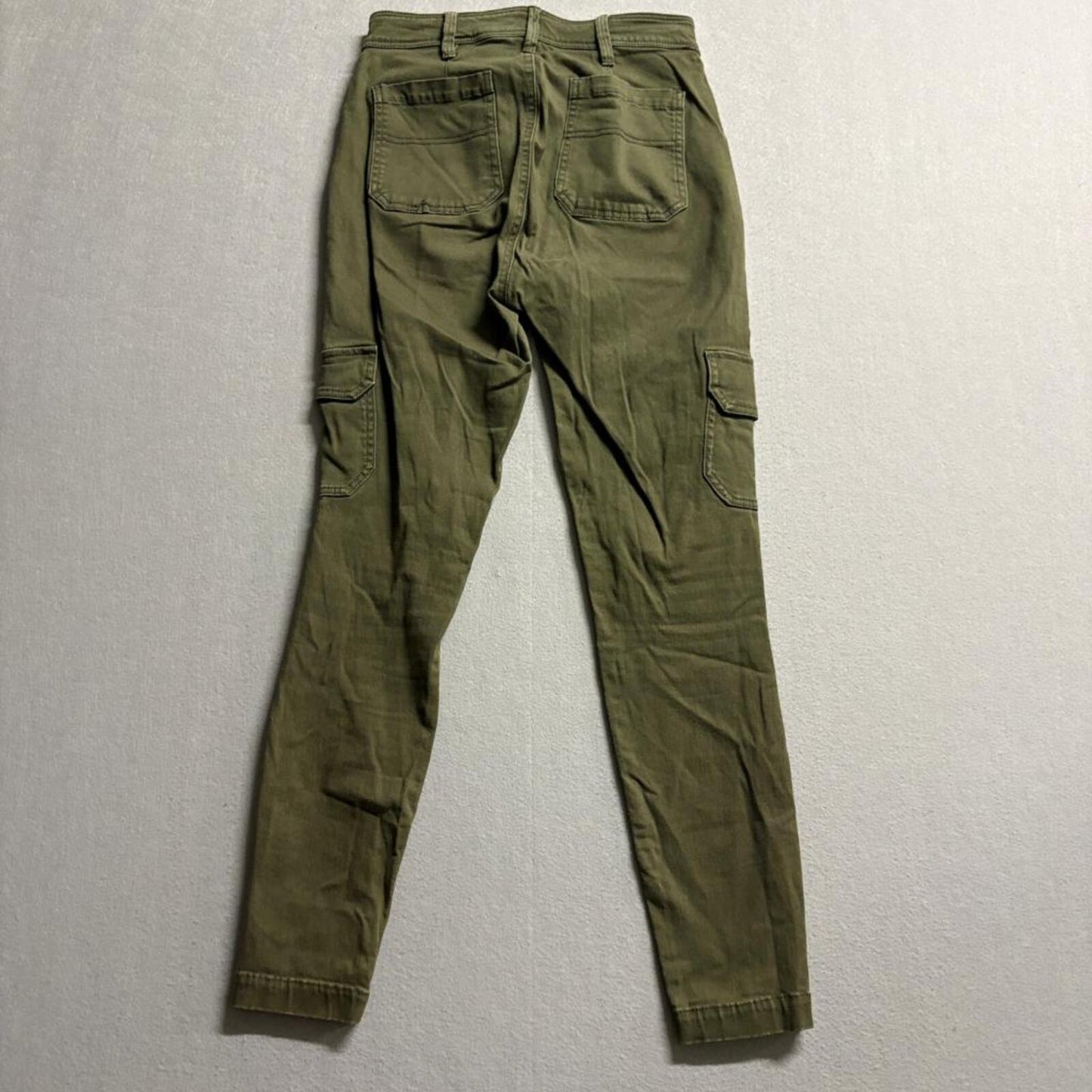 Gap High Rise Universal Legging Cargo Pants Womens Size 2 Olive Green Stretch