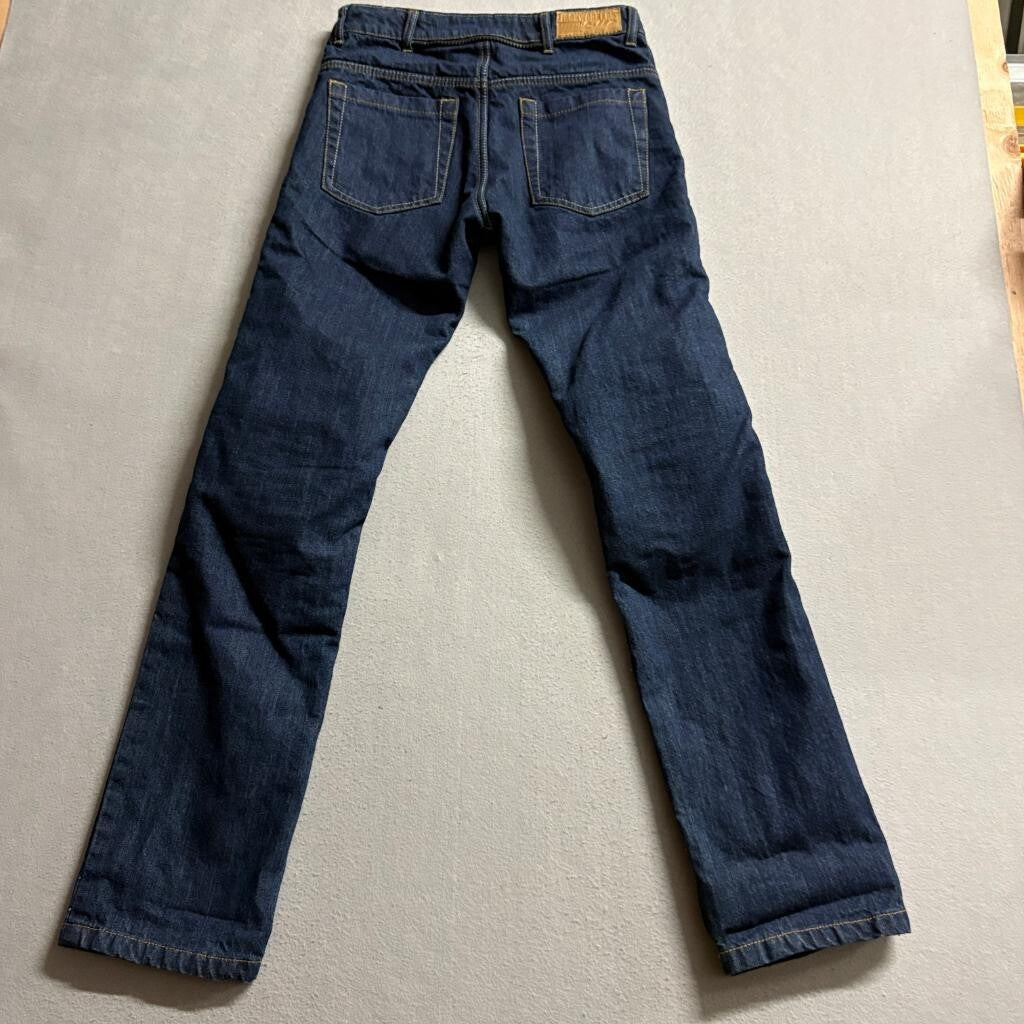 Iron Workers Kevlar Reinforced Motorcycle Riding Jeans Mens Size 6 Blue Denim