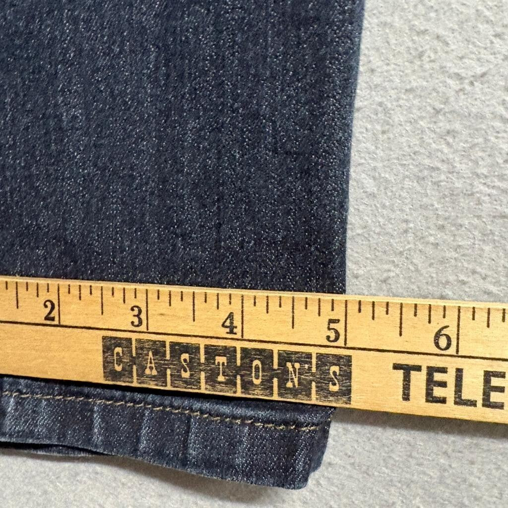 Democracy Ab Technology Skinny Jeans Womens 10P Blue Stretch Denim Crop Ankle
