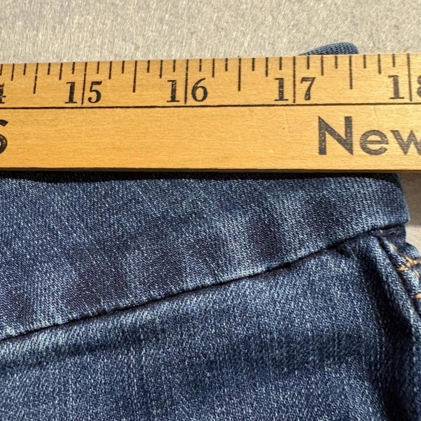 Seven7 Jeans Womens Size 16 Skinny Blue Denim Stretch Medium Wash