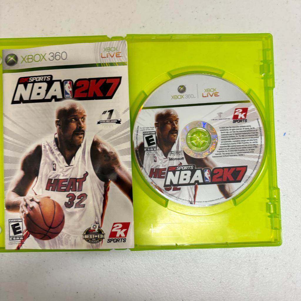 NBA 2K7 Xbox 360 Complete CIB with Manual Shaquille O'Neal Cover