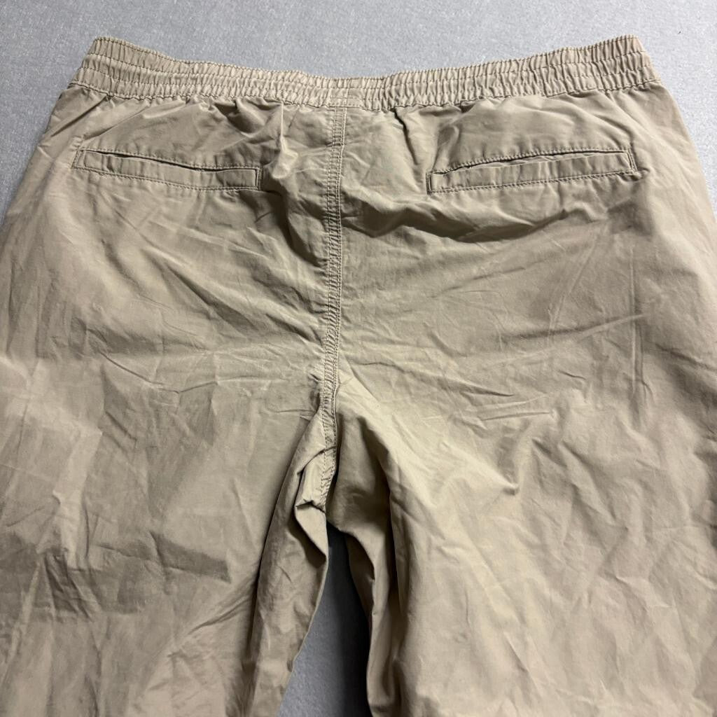 No Boundaries Tech Jogger Pants Mens Large L 36-38 Beige Tapered Leg New