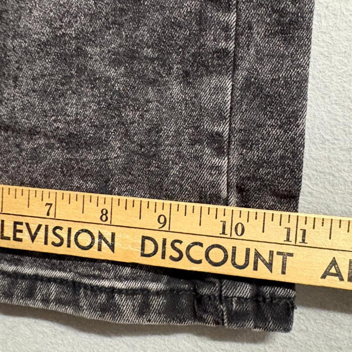 VIP Jeans Womens Plus Size 21/22 Black Acid Wash Cargo Jeans Wide Leg Stretch