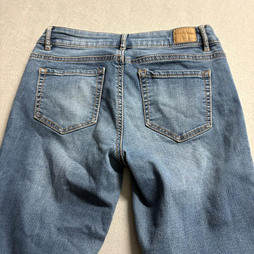 Roebuck and Co Bootcut Jeans Womens Size 2 Blue Denim Stretch Mid Rise