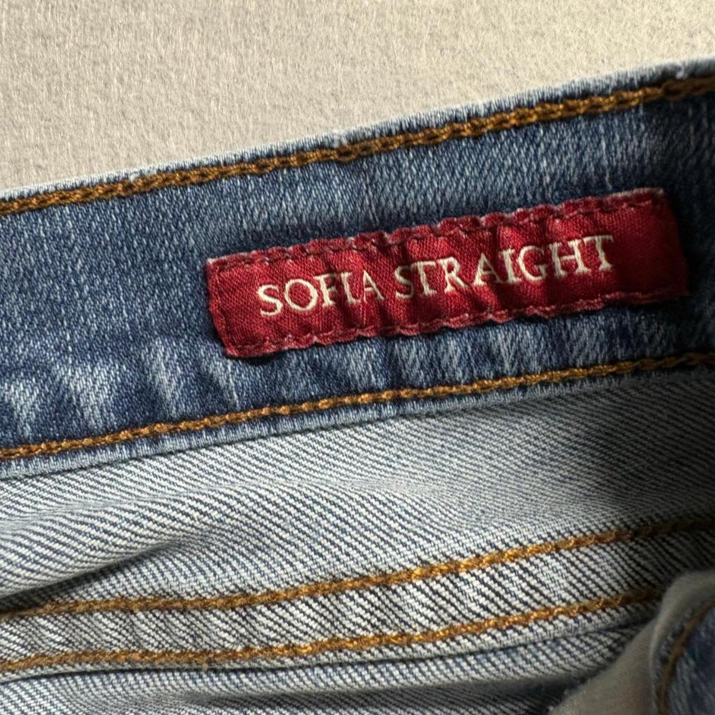 Lucky Brand Sofia Straight Jeans Womens Size 8 29 Regular Blue Denim Mid Rise