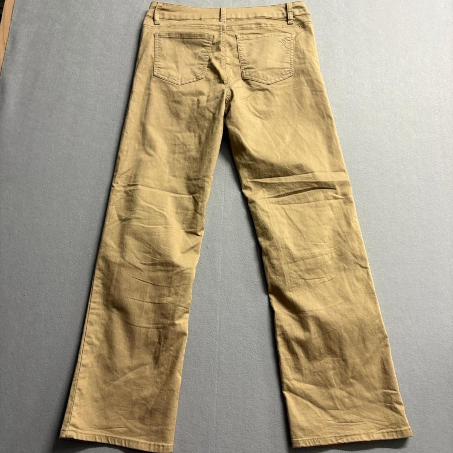 VIP Jeans Womens Cargo Pants Size 13/31 Khaki Brown Y2K Utility Wide Leg Stretch