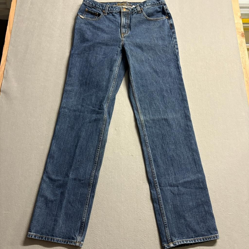Cruel Girl Slim Jeans Womens 15 X-Long Blue Denim High Rise Straight Leg Western