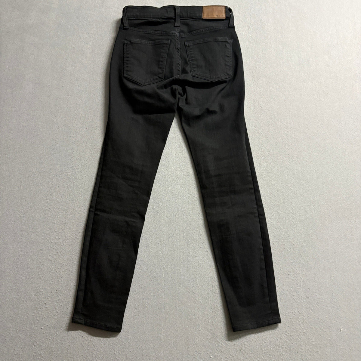 Madewell 9 Inch High Rise Skinny Jeans Womens 24S Black Denim Stretch