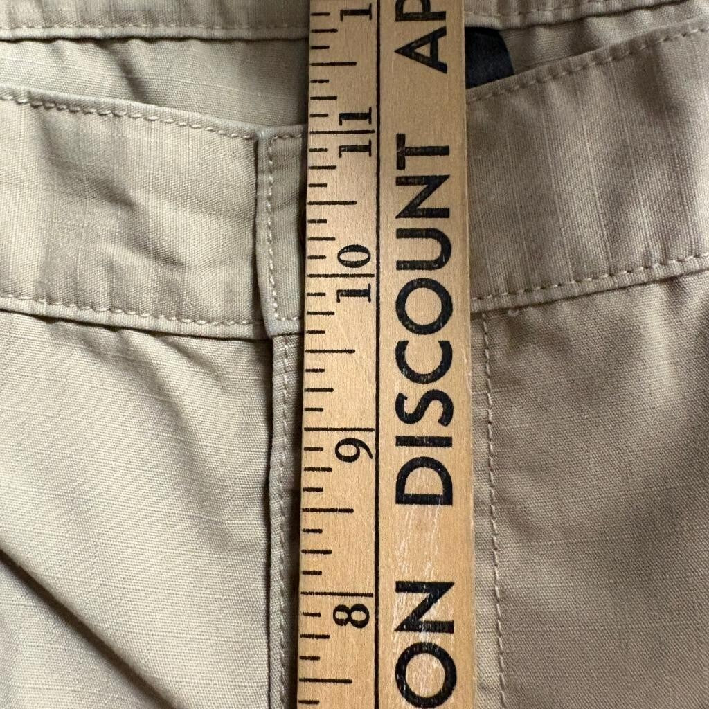 5.11 Tactical Cargo Shorts Mens 32 Tan Beige Ripstop Cotton Utility Hiking