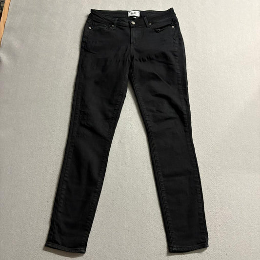 Paige Verdugo Ultra Skinny Jeans Womens 29 Black Stretch Denim Pants