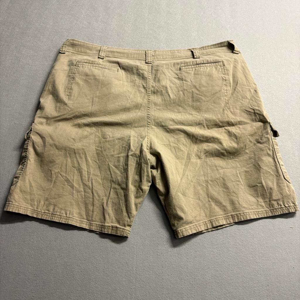 Wrangler Cargo Shorts Mens 46 Regular Tan Beige Cotton Blend Casual Outdoor