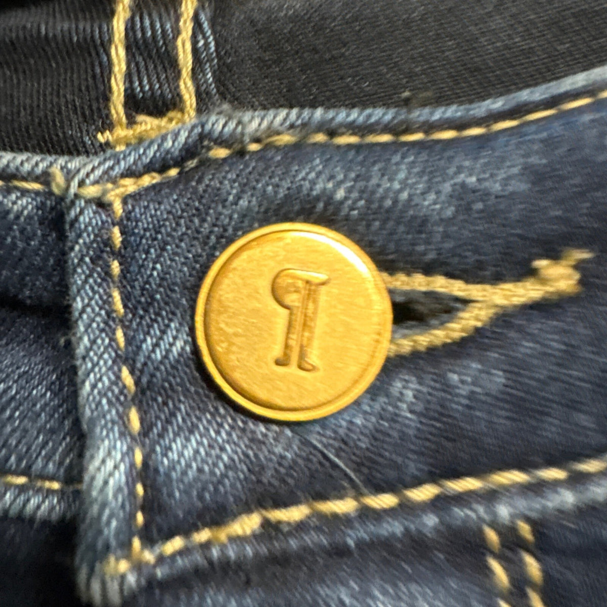 Pilcro and the Letterpress Serif Skinny Jeans Womens Size 27 Dark Wash Stretch