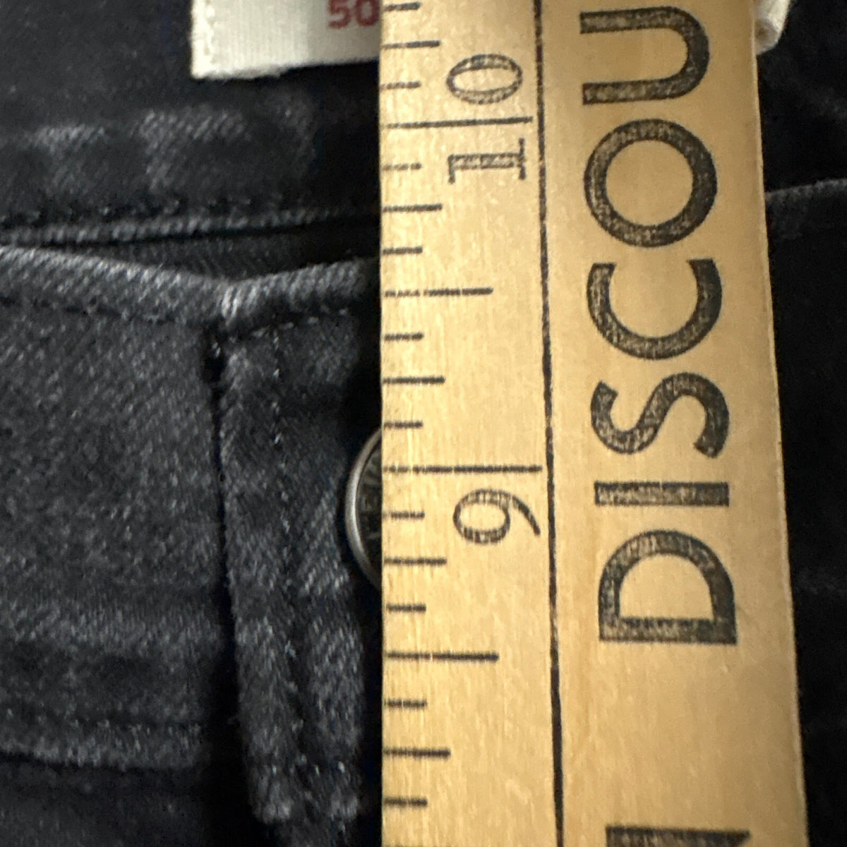 Levi's 505 Straight Fit Womens Jeans Size 27 W27 L30 Black Denim Casual Pant