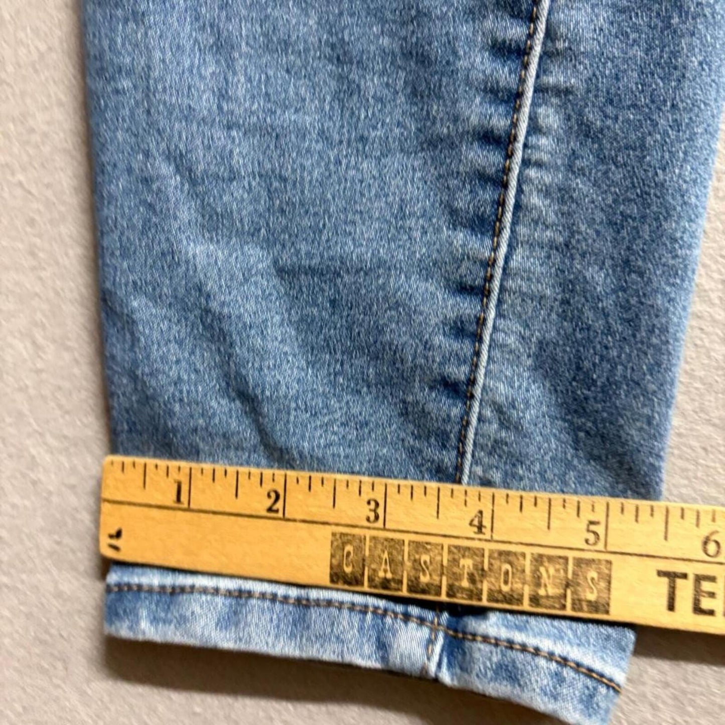 Curve Appeal High Rise Skinny Jeans Womens Size 12/31 Blue Denim Curve Creator