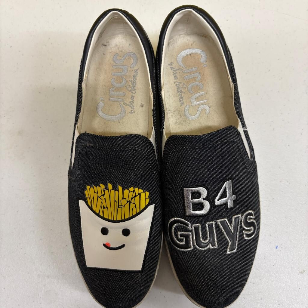 Circus by Sam Edelman Fries B4 Guys Slip On Shoes Womens Size 10 Black Denim