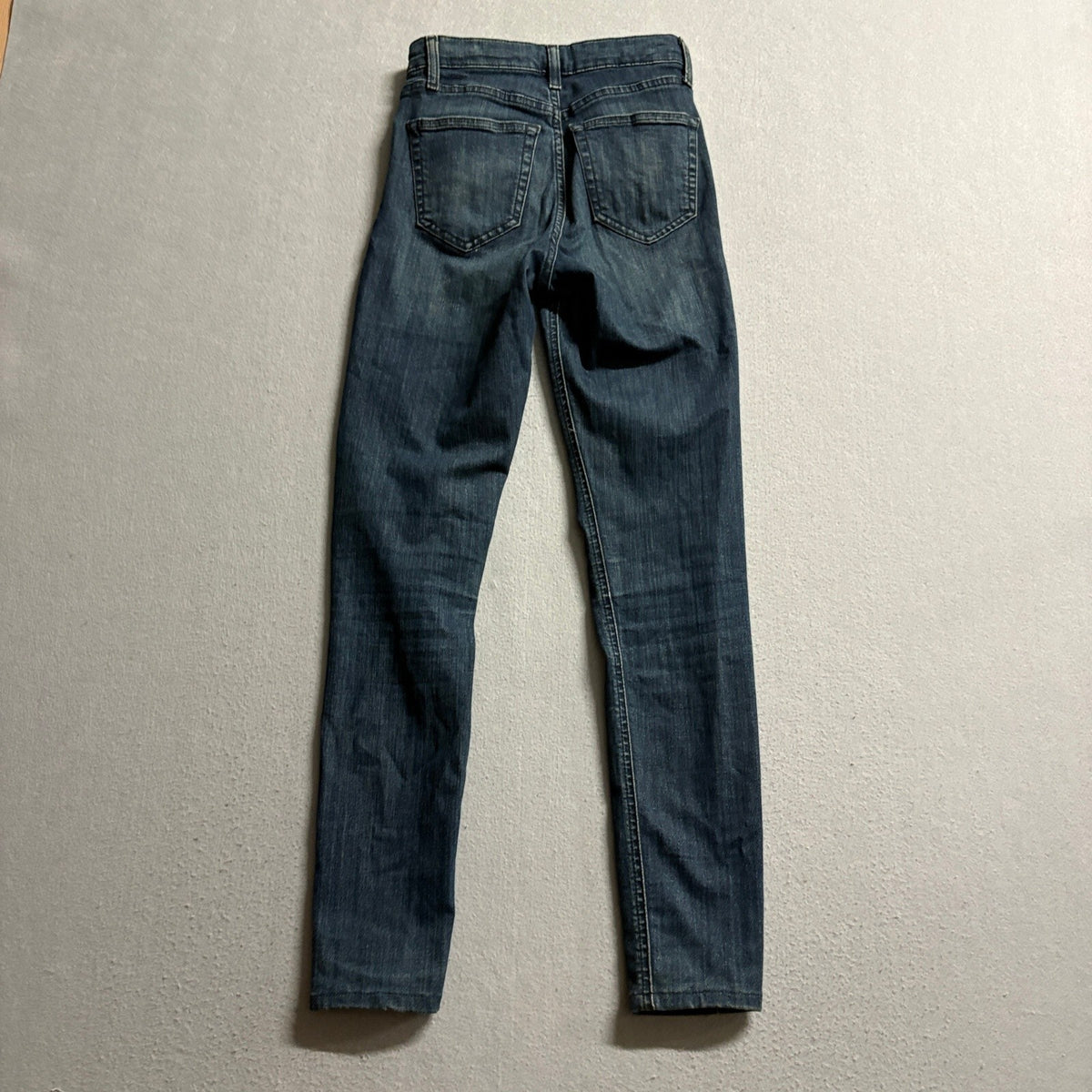 Topshop Moto Jamie Skinny Jeans Womens W24 L34 High Rise Stretch Blue Denim
