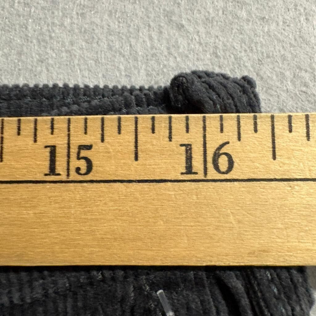 Banana Republic Corduroy Pants Womens 29 Charcoal Gray High Rise Straight Leg