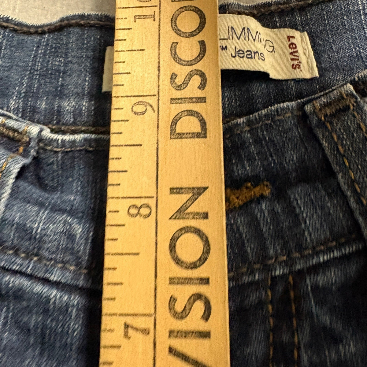 Levis 512 Perfectly Slimming Bootcut Jeans Womens 2P Short Blue Denim Stretch