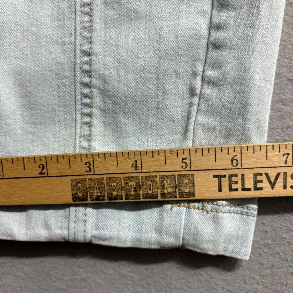 Universal Thread Cargo Jeans Womens Size 0 Light Wash High Rise Belted Denim