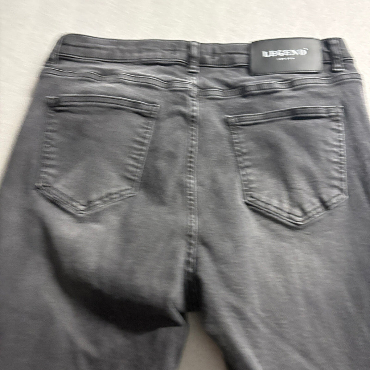Legend London Women Skinny Jeans Size 34 Black Denim Lycra Stretch