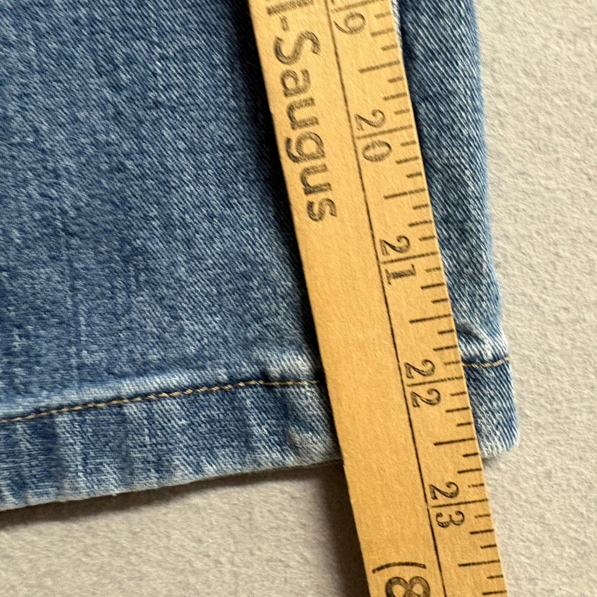 Wrangler Carpenter Denim Shorts Mens 44 Blue Stretch Utility Workwear