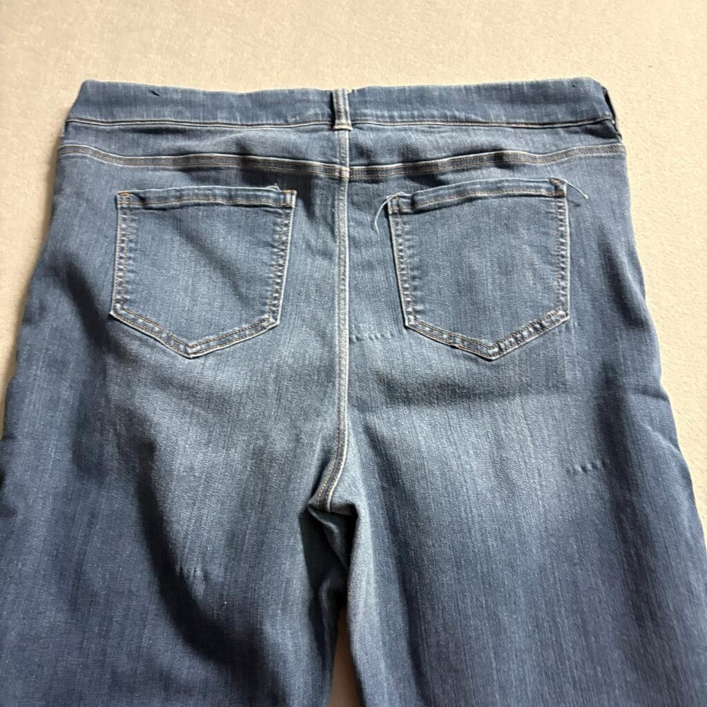 Liverpool Los Angeles Abby Slim Ankle Jeans Womens Size 16 Blue Denim Stretch