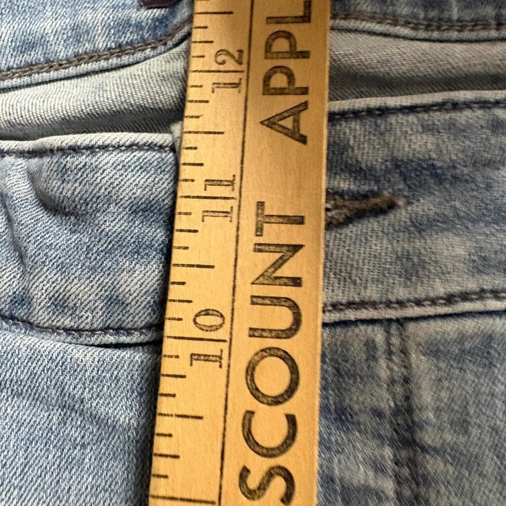 NYDJ Marilyn Straight Crop Jeans Womens 16 Blue Lift Tuck Denim Capris