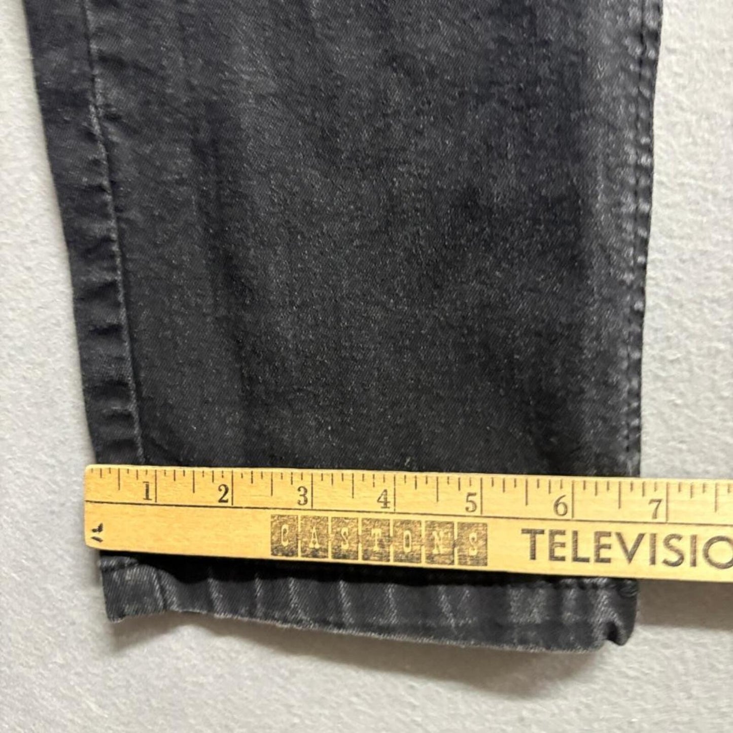 Raw X Moto Jeans Mens 34x30 Black Denim Biker Ribbed Panel Stretch Slim Fit