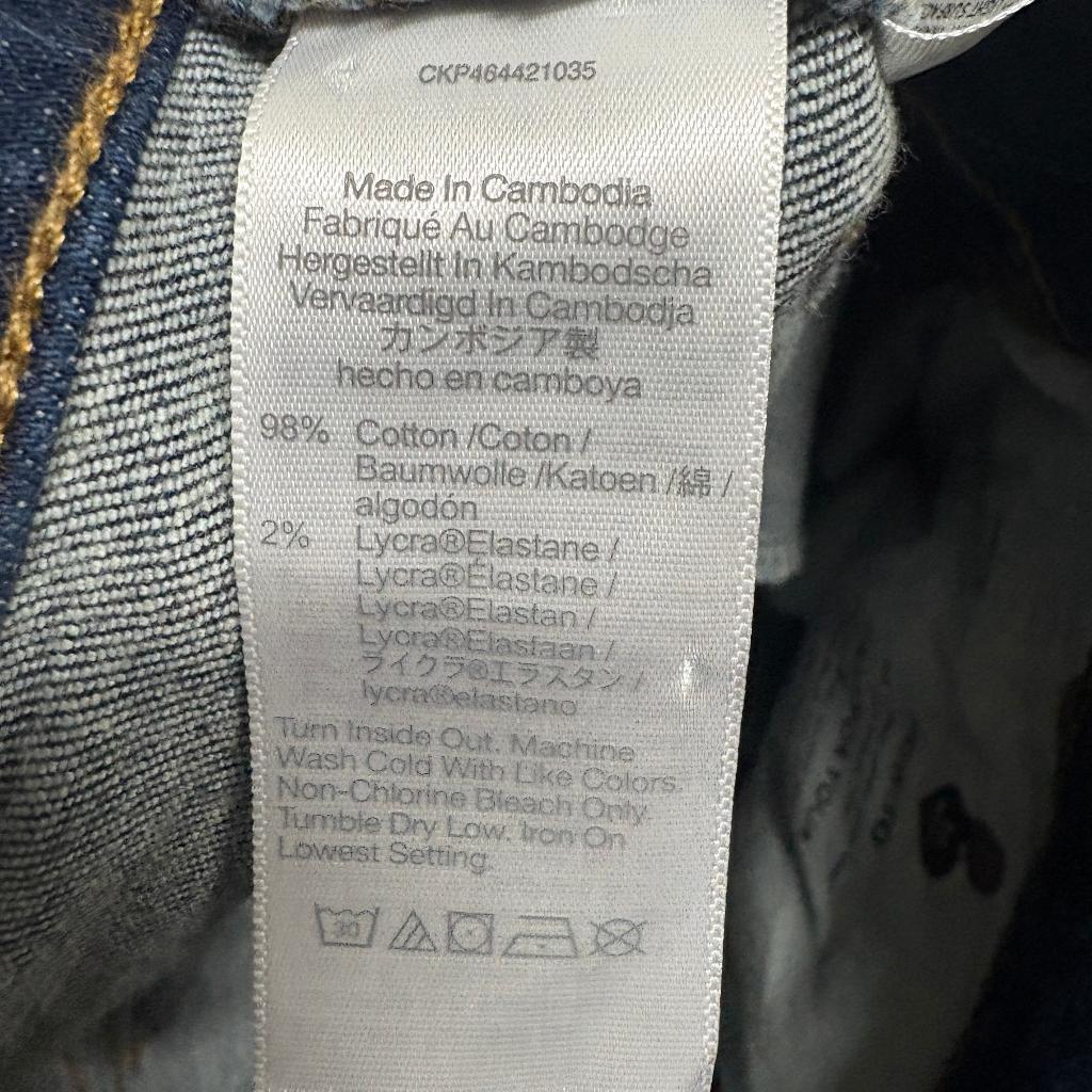 Madewell Skinny Flare Jeans Womens 24 Blue Denim High Rise Stretch
